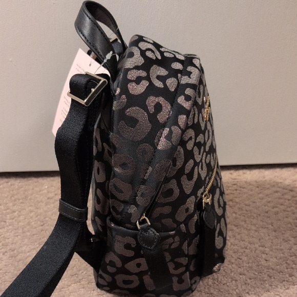Kate Spade Metallic Leopard Print Mini Backpack NWT Limited Edition - Picture 6 of 9